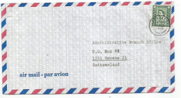 UK Britain AirMail CV Belfast 28march 1966 X Suisse With Regional Ireland D9 Solo Franking - Emissione Locali