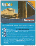 GREECE - Acropolis, Telestet Prepaid Card(plastic) First Pictorial Issue 20000 GRD(CN At Top Left), 15000ex, Used - Greece