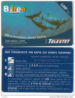 GREECE - Dolphins, Telestet Prepaid Card(plastic) First Pictorial Issue 2000 GRD(CN At Top Left), 15000ex, Used - Grèce
