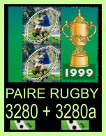 PAIRE AVEC LOGO RUGBY 3280 + 3280a N** - VARCURIO - Nuevos