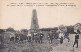 92-CHATILLON MONUMENT SITUE EN FACE LA TOUR BIRET - Châtillon