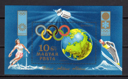 Hungary 1972 Olympic Games Munich / Sapporo, Space S/s MNH - Sommer 1972: München