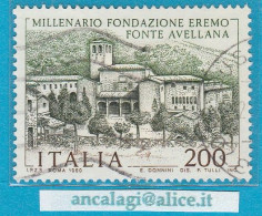 USATI ITALIA 1980 - Ref.0432B "EREMO DI FONTE AVELLANA" 1 Val. - - 1971-80: Used