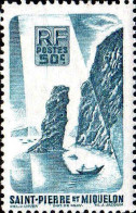 SPM Poste N* Yv: 328 Mi:350 Roc De Langlade (sans Gomme) - Unused Stamps