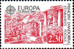 Andorre (F) Poste N** Yv:388 Mi:409 Europa Establiments Postals - Unused Stamps