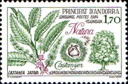 Andorre (F) Poste N** Yv:331 Mi:352 Natura Castanyer Castanea Sativa - Unused Stamps