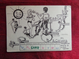 1969 - CARD - LAS PALMAS DE GRAN CANARIA, AMATEUR RADIO STATION EA8GK - Collections (sans Albums)