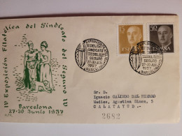 MATASELLOS 1957 BARCELONA - Cartas & Documentos