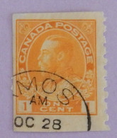 CANADA YT 108bB OBLITERE "GEORGE V" ANNÉES 1918/1925 - Usados