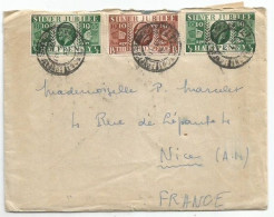 UK Britain Jersey 23aug1935 CV To France With Jubilee 1.5 + 0.5 X2pcs - Marcophilie