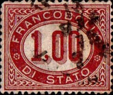 Italie Service Obl Yv: 5 Francobolio Di Stato (Obli. Ordinaire) - Oficiales