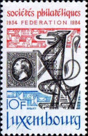 Luxembourg Poste N** Yv:1041 Mi:1091 Sociétés Philatéliques Fédération - Unused Stamps