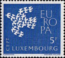 Luxembourg Poste N** Yv: 602 Mi:648 Europa Cept Colombe - Nuovi