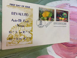 Philippines Stamp 1973 Anti- TB Fruit  FDC - Filippine