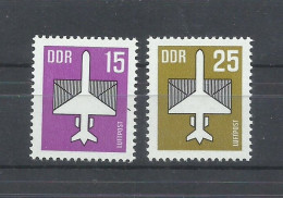 ALEMANIA   ORIENTAL  YVERT  AEREO  15/16     MNH  ** - Aerei