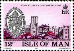 Man Poste N** Yv:234 Mi:243 King William's College - Isla De Man