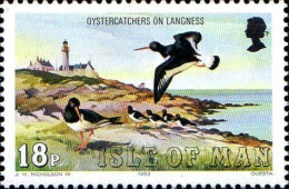 Man Poste N** Yv:230 Mi:231 Oystercatchers On Langness - Isla De Man