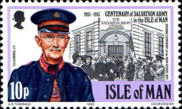 Man Poste N** Yv:215 Mi:236 Salvation Army In The Isle Of Man - Isla De Man