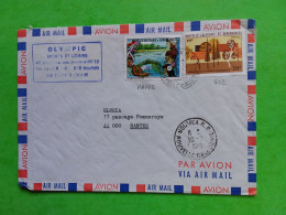 PA N° 176 / 412 SUR LETTRE PAR AVION DE NOUVELLE CALEDONIE OBLITÉRATION NOUMEA - Collections, Lots & Series