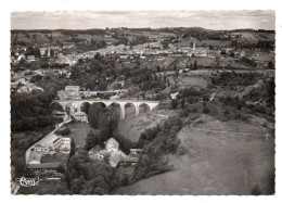 GF (24) 347, Nontron, Ray Delvert, Vue Panramique Aérienne Et Le Viaduc Cu Chemin De Fer - Nontron