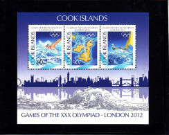 Olympics 2012 - Swimming - COOK ISLANDS - S/S MNH - Sommer 2012: London