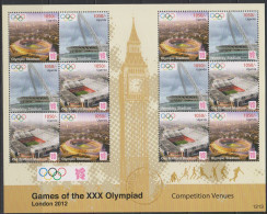 Olympics 2012 - Stadien - UGANDA - Sheet MNH - Eté 2012: Londres