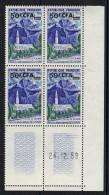 Réunion CFA - Coin Daté - YV 352A N** MNH Luxe Complet En Coin Daté Du 24.12.59 - Ongebruikt