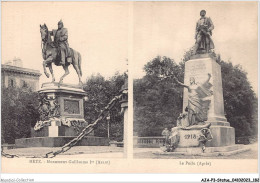 AJAP3-STATUE-0295 - METZ - Monument Guillaume 1er - Avant - Le Poilu - Après  - Monumenti