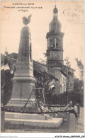 AJAP2-STATUE-0167 - DAMAS-AUX-BOIS - Monument Commémoratif 1914-1919 Et L'église  - Denkmäler