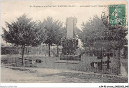 AJAP2-STATUE-0123 - Le Monument Du Plateau D'AVRON - Anniversaire Du 25 Décembre  - Denkmäler