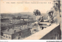 AJAP10-GARGOUILLE-0954 - PARIS - Notre-dame - Chimère - Panorama Vers Le Sacré-coeur  - Autres & Non Classés