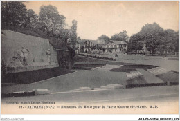AJAP8-STATUE-0702 - BAYONNE - Monument Aux Morts Pour La Patrie - Guerre 1914-1918  - Monumenten