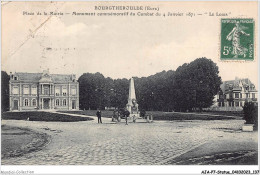 AJAP7-STATUE-0675 - BOURGTHEROULDE - Place De La Mairie - Monument Commémoratif Du Combat  - Monuments