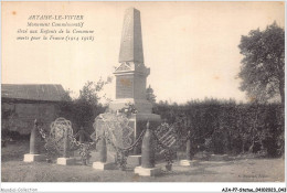 AJAP7-STATUE-0628 - ARTAISE-LE-VIVIER - Monument Commémoratif élevé Aux Enfants De La Commune Morts Pour La France  - Monuments