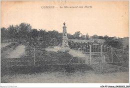 AJAP7-STATUE-0621 - OUANNE - Le Monument Aux Morts  - Denkmäler