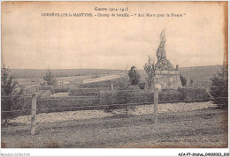 AJAP7-STATUE-0612 - GERBEVILLIER-LA-MARTYRE - Champ De Bataille - Aux Morts Pour La France  - Monumenti
