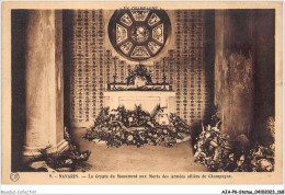 AJAP6-STATUE-0598 - NAVARIN - La Crypte Du Monument Des Armées Alliées De Champagne  - Denkmäler