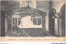 AJAP6-STATUE-0602 - GERARDMER - Monument érigé Dans L'église à La Mémoire De Ses Soldats Morts Pour La France  - Monumentos