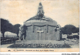 AJAP6-STATUE-0563 - BIARRITZ - Monument Aux Morts De La Grande Guerre  - Denkmäler