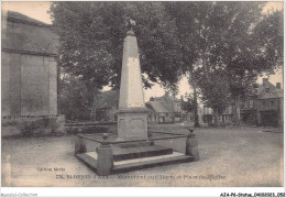 AJAP6-STATUE-0540 - ST-BENIN-D'AZY - Le Monument Aux Morts Et Place De L'église  - Monumenti