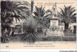 AJAP6-STATUE-0532 - TOULON - Square Vauban Et Monument Des Tués à L'ennemi  - Monuments