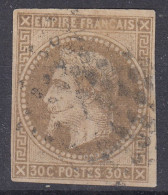 TIMBRE COLONIES GENERALES EMPIRE N° 9 OBLITERE - BONNES MARGES COTE 80 € - A VOIR - Napoleon III