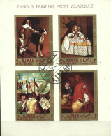 Famous Paintings By Velasquez, SS Mint Hinged, CTO 1967, Condition As Per Scan HMD-F - Adschman