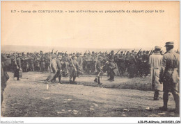 AJBP5-0436 - MILITARIA - Camp De Qoetquidan - Les Militaires En Préparetifs De Départ Pour Le Tir - Manovre