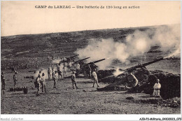 AJBP3-0245 - MILITARIA - Camp De Larzac - Une Batterie De 120 Long En Action - Manovre