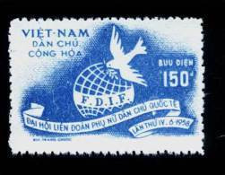 North Vietnam Viet Nam MNH Stamp 1958 : 4th Congress Of International Democratic Women Federation (Ms031) - Vietnam