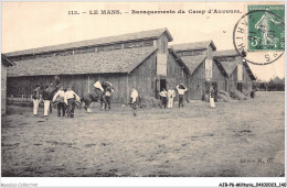 AJBP6-0597 - MILITARIA - Le Mans - Baraquements Du Camp D'auvours  - Uniformi