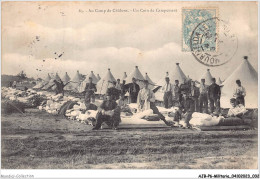 AJBP6-0543 - MILITARIA - Au Camp De Chalons - Un Coin De Campement - Uniformi