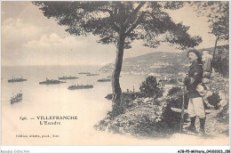 AJBP5-0502 - MILITARIA - Villefranche - L'escadre CHASSEUR ALPIN - Uniformi