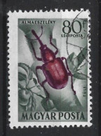 Hungary 1954 Insect Y.T.  A164 (0) - Gebraucht